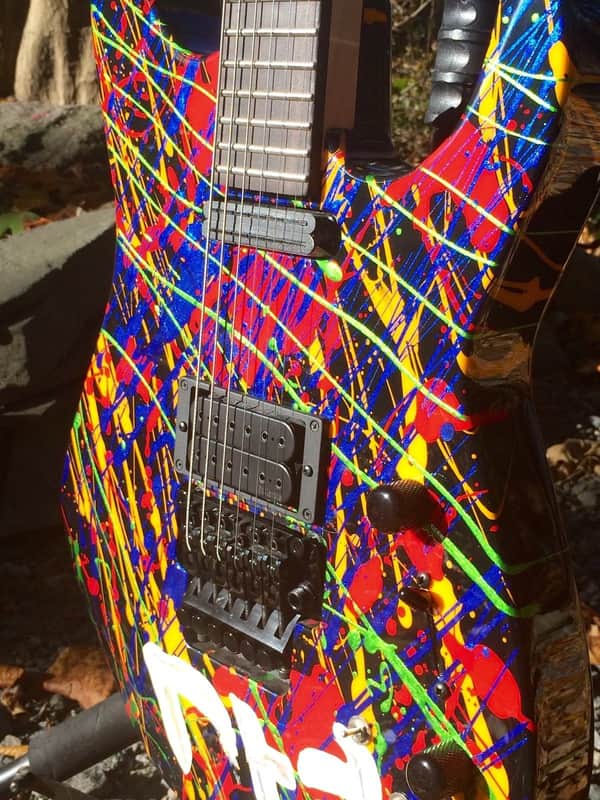 2010 New Old Stock Phil Collen Splatter Jackson Custom Shop PC1 Signed 30th image 1