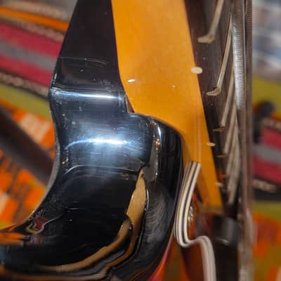 MIM Fender Jazz Bass Sunburst Body W/All Parts Neck image 9