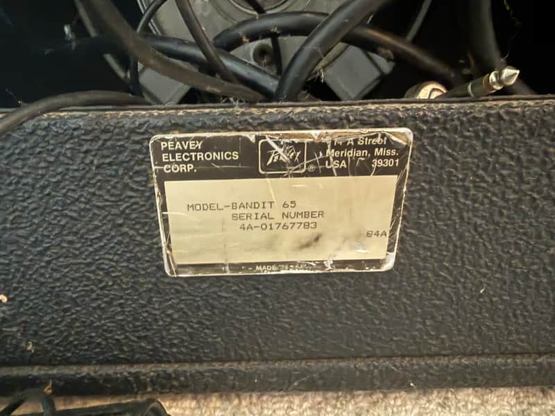 Peavey Bandit 1984 - Black image 1