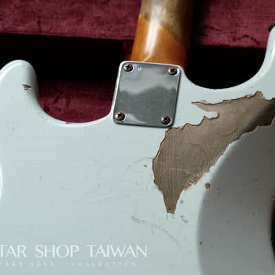 Fender Custom Shop John Cruz 1959 Hardtail Stratocaster Heavy Relic-Sonic Blue image 19