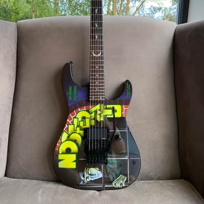 ESP LTD KH-Nosferatu Kirk Hammett Signature 2016 - Black with Nosferatu Graphic image 7