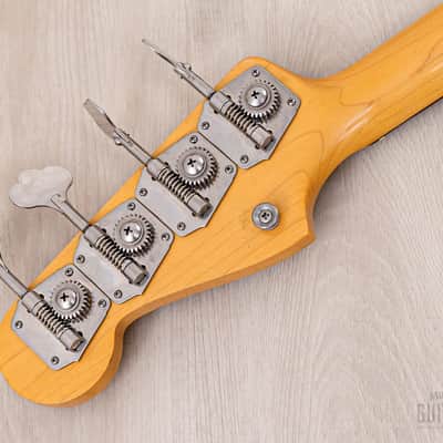 1982 Fender JV Precision Bass ‘62 Vintage Reissue PB62-75 Black w/ Case & Tags, Japan MIJ Fujigen image 5