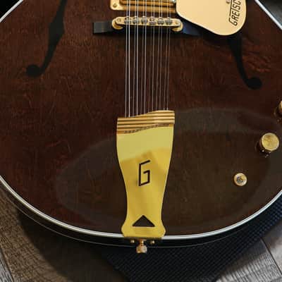 2006 Gretsch G6122-12 Chet Atkins Country Gentleman 12 String Electric Guitar Walnut Stain + OHSC image 5
