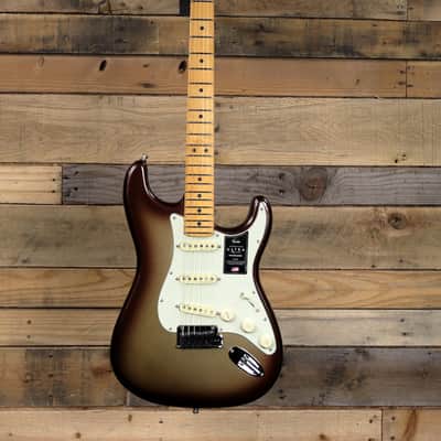 Fender American Ultra Stratocaster Mocha Burst w/ Case & Maple Fretboard image 4