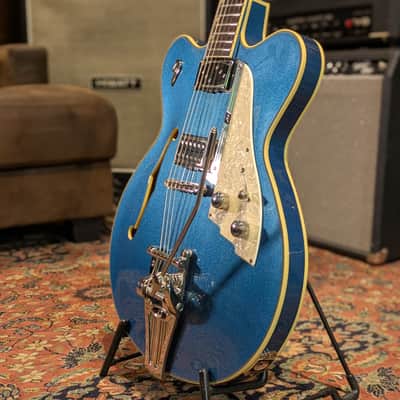 Duesenberg Fullerton Elite Series Semi-Hollow Electric Guitar 2010s - Catalina Blue image 7