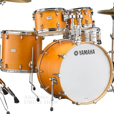 Yamaha New Tour Custom Maple Shell Pack TMP2F4CRS Caramel Satin 4 pc 22 10 12 16 image 1