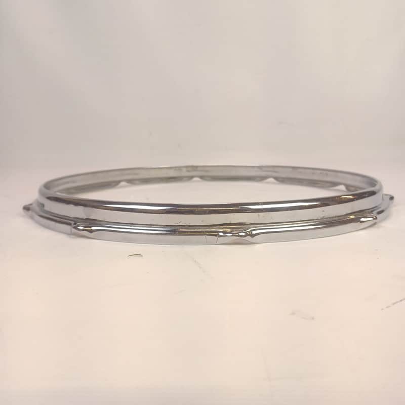 Slingerland 10Lug 14"Chrome-BRASS Stick-Saver Snare Drum COB Rim/Hoop Vintage60s image 1