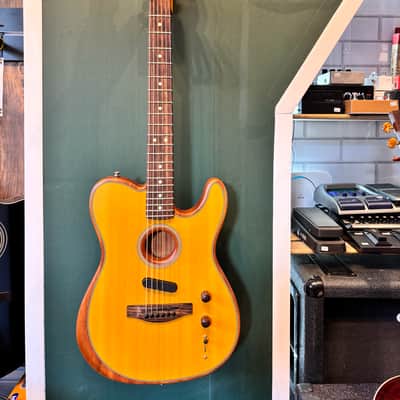 Fender Acoustasonic Player Telecaster 2021 - Present - Butterscotch Blonde image 1