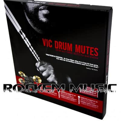 Vic Firth Drum Mute Silencer Set Rock Sizes MUTEPP3 image 3
