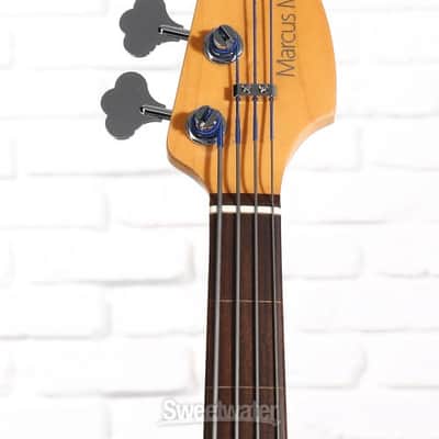 Sire Marcus Miller V6 4-string FL Electric Bass Guitar - Antique White (MMV6FLAWHd1) image 4