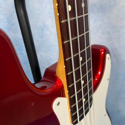 1993 Fender Japan PB-38 Standard Precision Bass Candy Apple Red, MIJ imagen 8