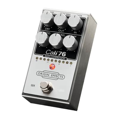 Origin Effects Cali76 Bass Compressor Pedal - Classic Silver image 3