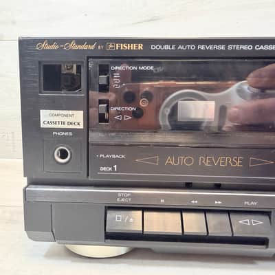 Fisher CR-W780A Dual Cassette Deck – Auto Reverse Stereo Tape Player/Recorder 1990's image 2