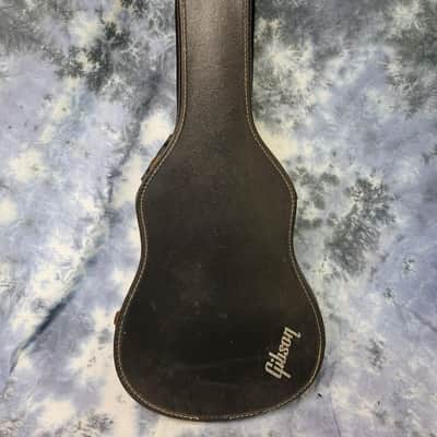 Vintage RARE 1971 Gibson Branded Black Red Interior J45 J50 Soft Shell Guitar Case image 1