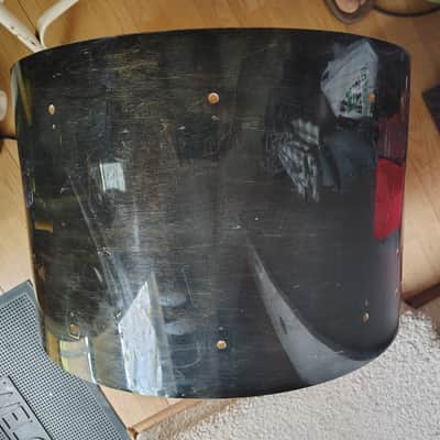 Yamaha Maple 🍁 Custom 22 "(Diameter)x14"(Depth) Bass Drum Shell 1990's - Black Maple 🍁 image 3