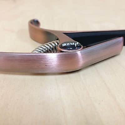 Haze DC06 Top Grade Zinc Alloy Acoustic/Classical Guitar Capo,Bronze+3 Free Picks image 7