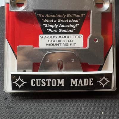 Vibramate V7-335-G-C V7 Archtop Adapter Kit for Bigsby B7 2010s - Stainless Steel image 1
