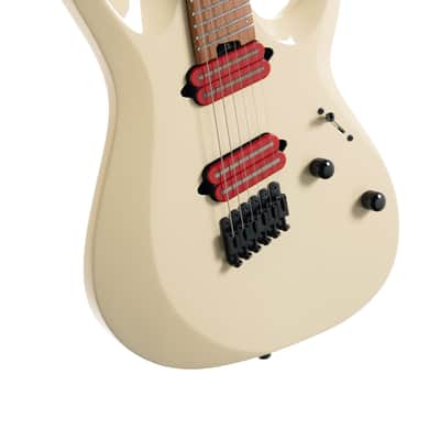 Cort MUTILITYII-MBG X Series Mutility II Double Cutaway Electric Guitar. Military Beige + gig bag image 2