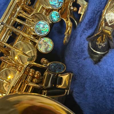 P. Mauriat SYSTEM-76 (II) AGL Alto Saxophone Gold Lacquered New Unplayed Auth Dlr #6023 image 3