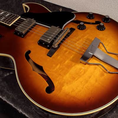 Greco FA80 ES-175 Replica by fujigen 1990 - Figured Top- Ex cond w/Hard Case image 7