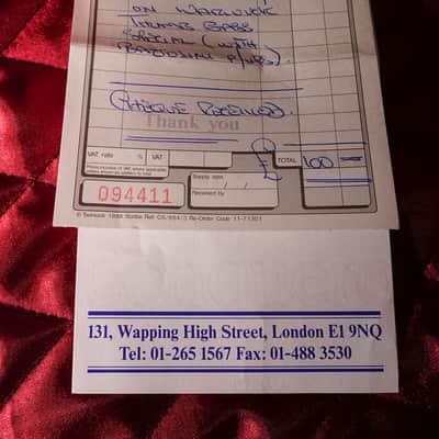 Warwick Thumb Bass Thru Neck 1987 Natural image 13