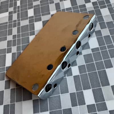 Fender Precision bass bridge plate 1970 - Chrome image 2
