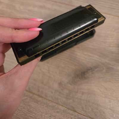 Hohner 562BX-C MS Series Modular Pro Harp Harmonica - Key of C 2010s - Gold image 3