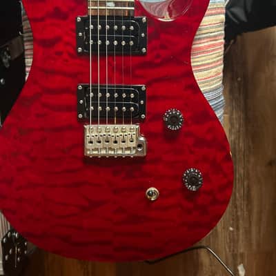 PRS SE  24 Custom 25th anniversary edition 2010 - Scarlet red image 3
