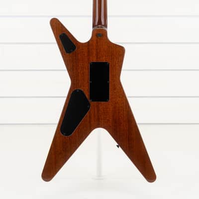 Dean Custom Shop USA ML Flame Top Floyd Firehouse Guitars Exclusive Electric Guitar, Ebony Fingerboard, Trans Blue Black Fade image 16