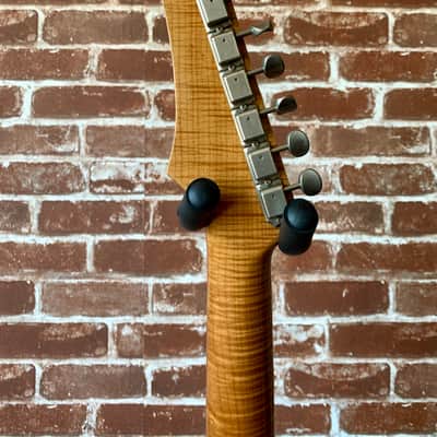 Prisma Accardo  2020 Tinted White/ Natural AAA Roasted Flame Maple Neck *7lbs 7.6oz* (Authorized Dealer) image 12