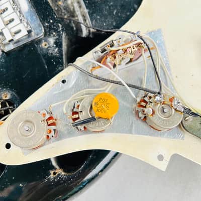 Fender Stratocaster Hardtail 1973 - Black image 13