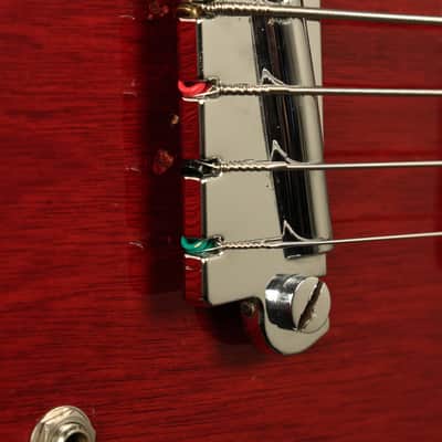 1965 Gibson EB-0 Bass Cherry wide nut width image 14