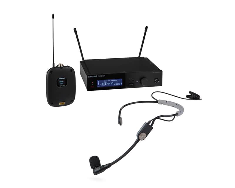 Shure SLXD14+/SM35 Digital Wireless Bodypack System with SM35 Performance Headset Microphone - G57: 470 to 608 MHz image 1