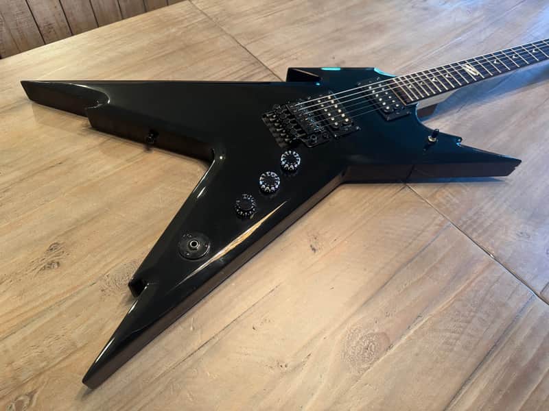 2015 Dean Razorback Dimebag DB Floyd Classic Black Dime