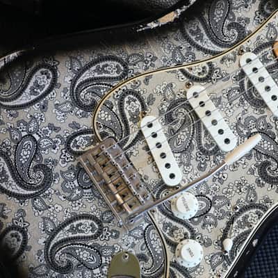 2019 Fender Custom Shop '68 Stratocaster Limited Edition Electric Guitar Black Paisley Relic + COA OHSC image 6