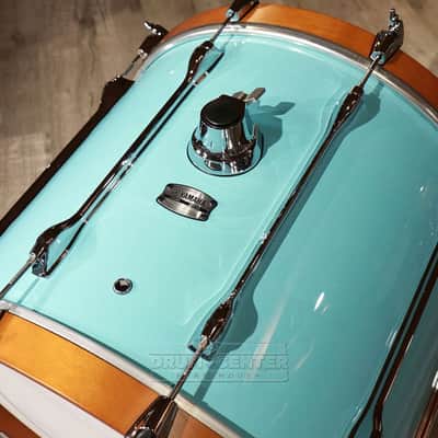 Yamaha Recording Custom 5pc Drum Set 22/10/12/14/16 Surf Green image 4