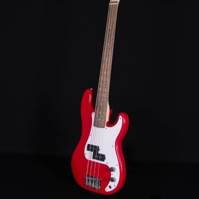 Squier Mini P-Bass, Laurel FB, Dakota Red image 6