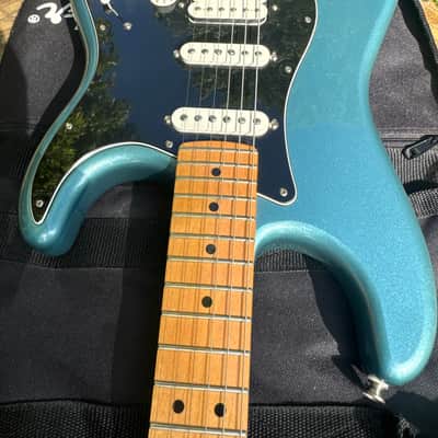 2019 Fender player Stratocaster Tidepool Blue HSS Floyd Rose image 9