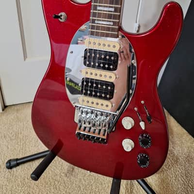Sawtooth ES Hybrid Stratocaster 2000's - Gloss Metalic Red image 2