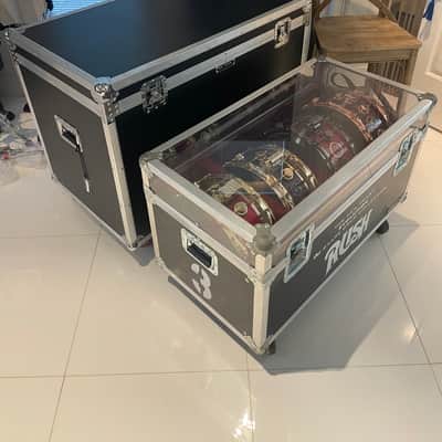 Neil Peart Rush Evolution Snare Drum Collection total of 4 Snares ORIGINAL ALL MATCHING serial numbers image 9