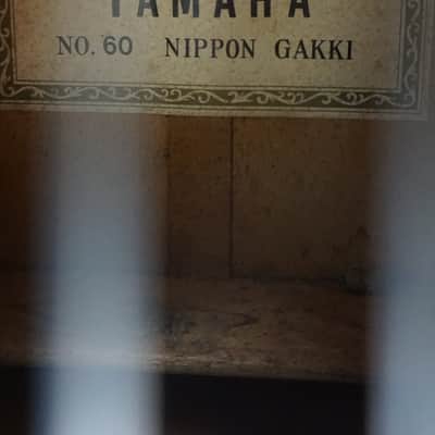 Yamaha No. 60 Classical Guitar – Made in Japan – Vintage Nippon Gakki image 10