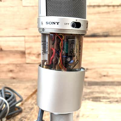 Sony ECM-56F Microphone with Sony A-25 Table Stand image 13