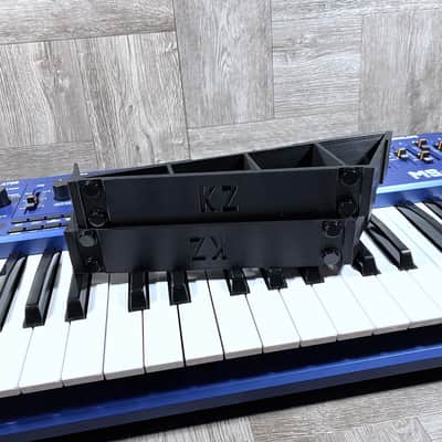 15º Stand for Behringer MS-1 / MS-101 Synth - Roland SH101- Color BLACK - by KZcraftworks -US Seller image 6