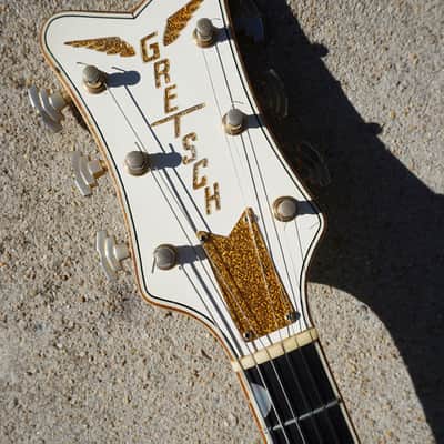 1958 Gretsch White Penguin guitar ORIGINAL and RARE! Infamous "Dirty White Boy" image 3