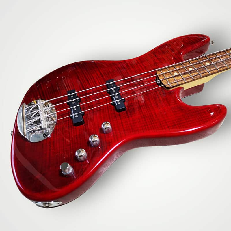 Lakland SKYLINE Japan SK44AJ Transparent wine red | Reverb The
