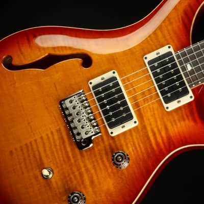 2023 - PRS CE 24 Semi-Hollow - Dark Cherry Sunburst image 13