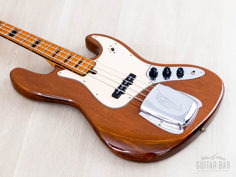 1974 Greco JB-550 Vintage Jazz Bass Mahogany w/ Power Booster