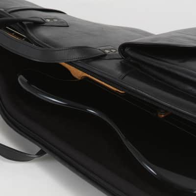 Harvest Fine Leather Black Buffalo Nappa Electric Bass Guitar Gig Bag image 5
