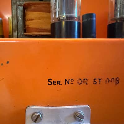 1969 Orange Matamp ORST50 Serial #008 w/ Matching 4x12 image 14