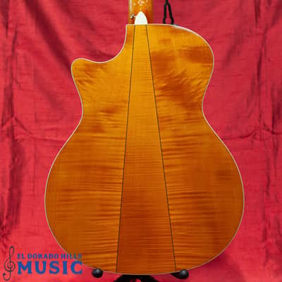2003 Taylor 614CE Tri-Back with Flame Maple Neck ES2 Electronics Preowned image 11